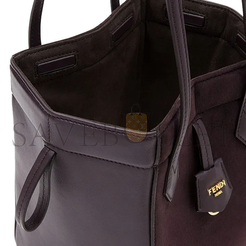 FENDI ORIGAMI MINI PELLE VIOLA 8BS083AS79F1PPU (19*15*15cm)